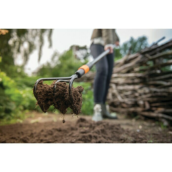 Fiskars QuikFit Kultivator  (Delovna širina: 12,5 cm, Število zob: 3) | 7241 - Geräte ohne Stiel | IADA - Gartenhandgeräte | IAD - Gartenhandgeräte | IA - Gartenhartware | I - Stadtgarten | BAUHAUS