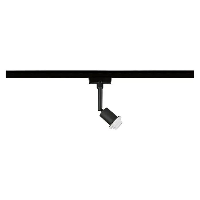 Paulmann URail LED-Spot DecoSystems - Lampenfassung: E14, Farbe: Schwarz - Moderne schwarze Schienenleuchte mit verstellbarem Kopf, ideal für gezielte Beleuchtung in jedem Raum. Elegantes Design für stilvolle Akzente.