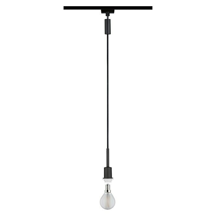 Paulmann URail Lámpara colgante DecoSystems (20 W, Altura: 135 cm, Negro) | BAUHAUS