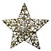 Christbaumschmuck Glitzerstern Champagner 