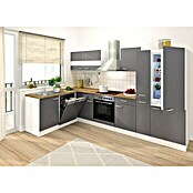 Respekta Cocina esquinera (172 x 310 cm, Gris)