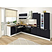 Respekta Cocina esquinera (172 x 310 cm, Negro)