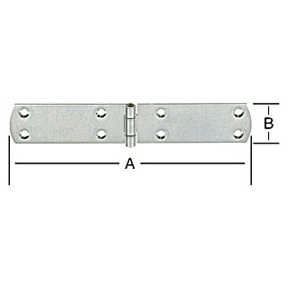 Vormann Kistenband (B x H: 400 x 40 mm, Stärke: 2 mm, Stahl, Verzinkt)