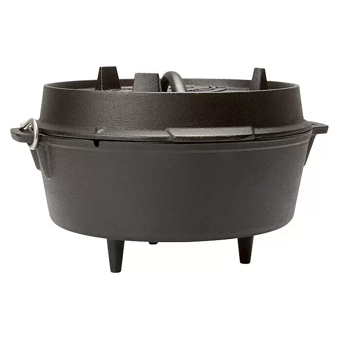Petromax Dutch Oven - Ø x H: 31 x 18,6 cm, Gusseisen, 3,5 l, Mit Füßen