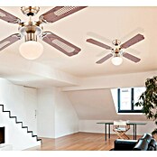 Globo Stropni ventilator (Promjer: 106,6 cm, Hrast, 60 W)