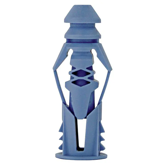 Cobra Universaldübel TripleGrip 172S - Länge Dübel: 13 mm, Durchmesser Dübel: 10 mm, 4 Stk., Hohlraumbefestigung - Blauer Universalspreizdübel für sichere Befestigung in verschiedenen Materialien, ideal für Heimwerkerprojekte.