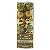 Christbaumkugel-Mix (Gold, Glas, Durchmesser: 2 cm, 24 Stk.)