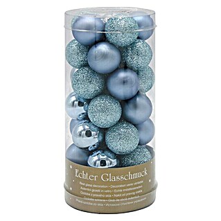 Christbaumkugel Petrol Mix