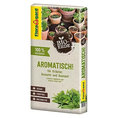 Floragard  Bio-Kräuter- & Aussaaterde Aromatisch!