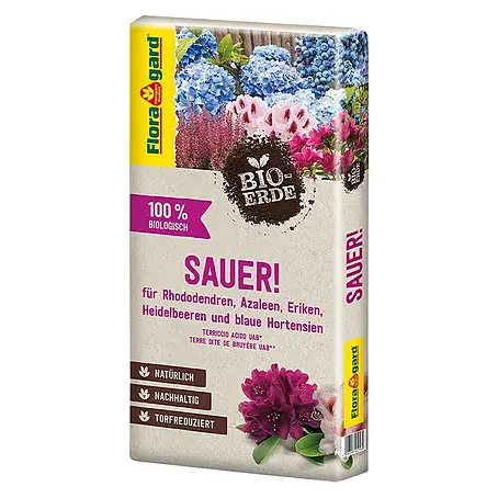 Floragard  Rhodohum- & Moorbeeterde Sauer!