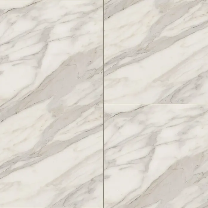 LOGOCLIC Laminatmuster Ceramico Amelia - 297 x 195 x 1 mm, Fliesenoptik - Marmorfliesen mit einem einzigartigen grauen Muster, perfekt für moderne und stilvolle Innenräume. Die Fliesen verleihen jedem Raum Eleganz.