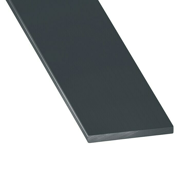 Kantoflex Flachstange (L x B: 2.500 x 20 mm, Stärke: 2 mm, Aluminium, Grau)