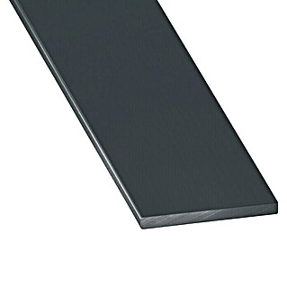 Kantoflex Flachstange (L x B: 2 500 x 20 mm, Stärke: 2 mm, Aluminium, Grau)