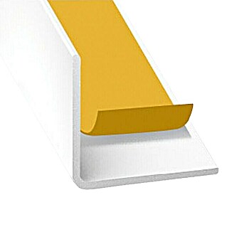 Winkelprofil (L x B x H: 2 600 x 30 x 30 mm, PVC, Weiß)