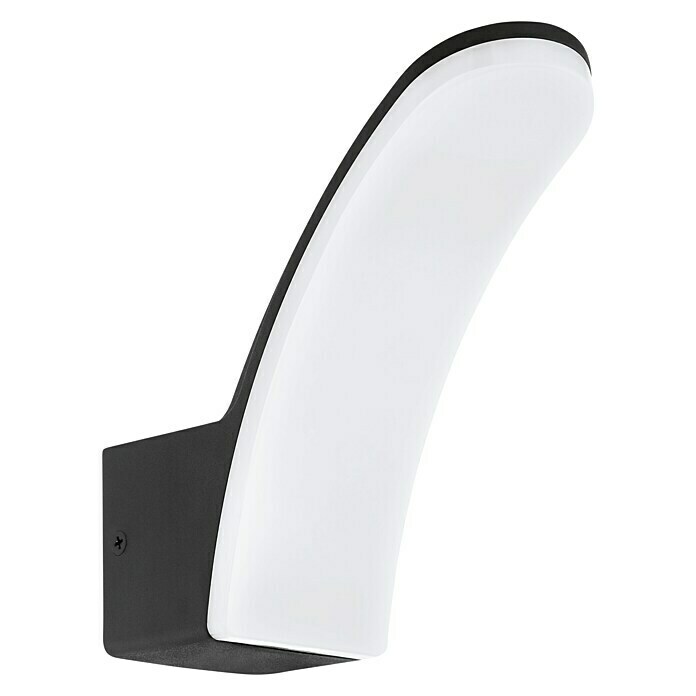 Eglo Vanjska zidna LED svjetiljka (S 1 žaruljom, 11 W, Boja svjetla: Topla bijela, IP44, Crna)