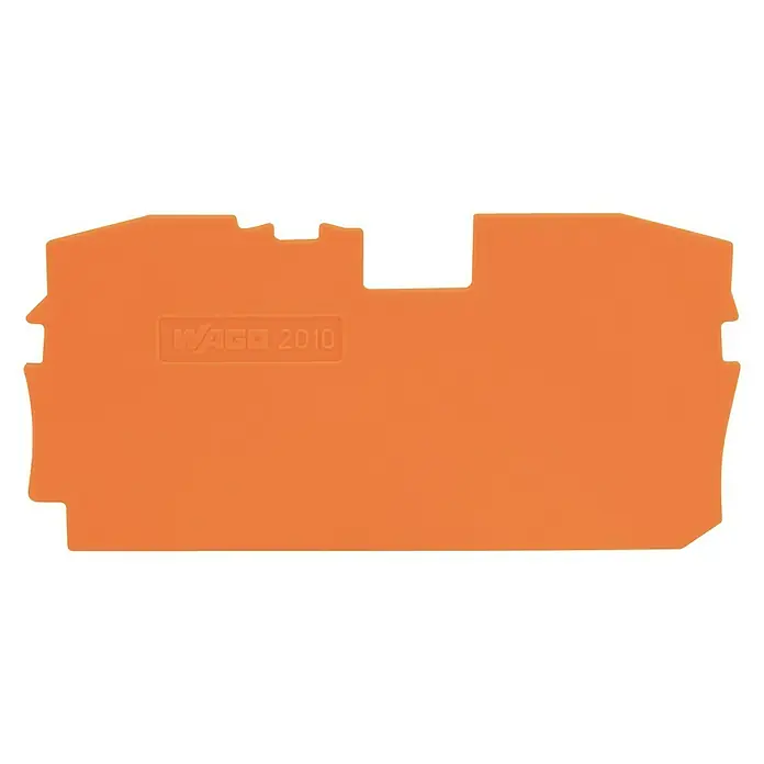 Wago Topjob Endplatte S 2010-1292 - Passend für: 2-Leiter 10 mm², 4 Stk. - Wago 2010 orangefarbene Klemme zur Verbindung von Drähten in elektrischen Anlagen für eine sichere und zuverlässige Verdrahtung.