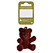 Christbaumschmuck Teddy (Bordeaux, Kunststoff)