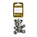 Christbaumschmuck Teddy Samt Grau 