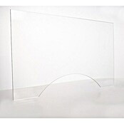 Room Plaza Hygieneschutzglas mit Durchreiche (600 x 500 mm, Einscheibensicherheitsglas (ESG))