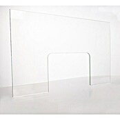 Room Plaza Hygieneschutzglas mit Durchreiche (800 x 500 mm, Einscheibensicherheitsglas (ESG))
