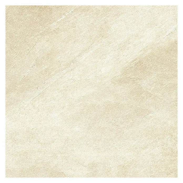 Pavimento porcelánico Apuan - 60 x 60 cm, Beige, Rectificado, Mate - Baldosa de porcelana beige con sutiles vetas. Ideal para espacios de vida modernos, añadiendo calidez y elegancia.