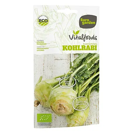Euro Garden  Semillas de vegetales Kohlrabi