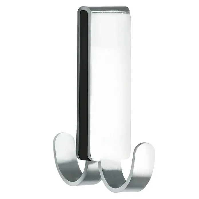 Percha Múltiple Zeller Rock - Madera De Haya Y Metal, Color Blanco, Pack De 6 Unidades