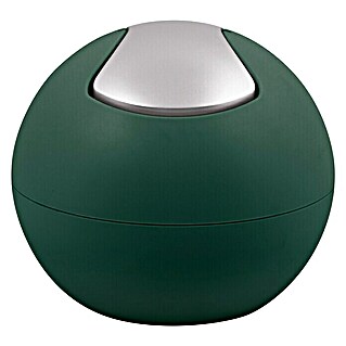 Spirella Cubo de basura de baño Bowl (1 l, Plástico, Verde)