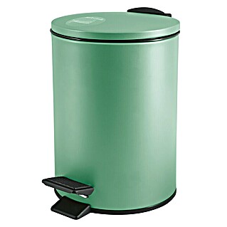 Spirella Cubo con pedal Adelar (3 l, Acero inoxidable, Verde)