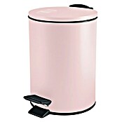 Spirella Cubo con pedal Adelar (3 l, Rosa, Redondeada, Acero inoxidable)