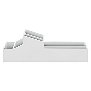 Spirella Organizador multiuso Skyline (L x An x Al: 10 x 30,7 x 10 cm, Blanco)