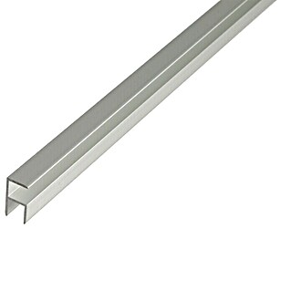 Kantoflex Perfil angular (L x An x Al: 2.000 x 8,9 x 20 mm, Espesor: 1,5 mm, Aluminio, Plateado)