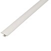 Stabilit H-Profil (L x B x H: 1.000 x 25 x 4 mm, Stärke: 1 mm, PVC, Weiß)