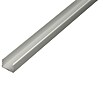 Kantoflex U-Profil (L x B x H: 1.000 x 10,9 x 10 mm, Aluminium, Eloxiert)