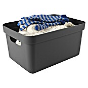 Sunware Opbergbox (l x b x h: 35,2 x 25,3 x 18,3 cm, Kunststof, Antraciet)