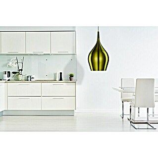 Searchlight Pendelleuchte Vibrant (40 W, L x B x H: 12 x 12 x 142 cm, Grün, E14, 120 mm)