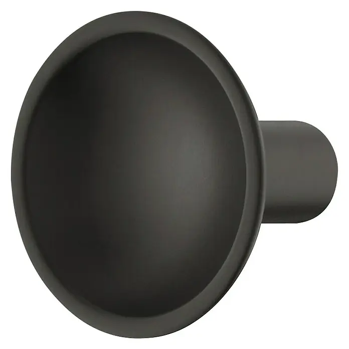 Häfele Möbelknopf - Ø x H: 35 x 30 mm, Sonstige, Schwarz - Schwarzer runder Möbelknopf für Schubladen und Schränke, ideal für eine moderne Raumgestaltung.