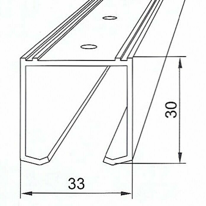 Valcomp by Mantion Falttürbeschlag Herkules Plus120 cm, Traglast: 40 kg Front View