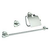 Grohe Essentials Bad-Set (3-tlg., Supersteel, Matt)