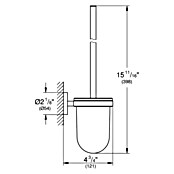 Grohe Essentials WC-Bürstengarnitur (Mit Halterung, Warm Sunset, Glänzend)