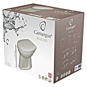 Camargue Stand-WC-Set Plus 100 (Mit Spülrand, WC Abgang: Senkrecht, Weiß)