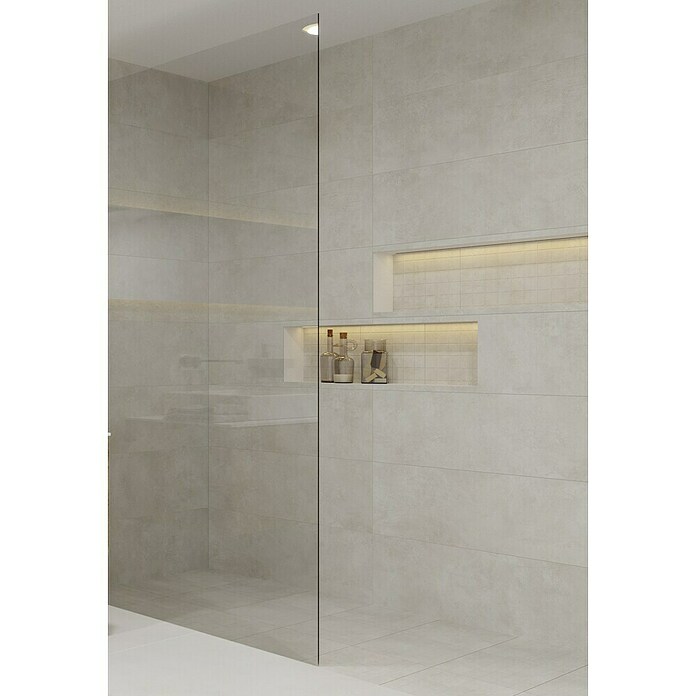 BHS Showroom Revestimiento de pared Kiev (30 x 90 cm, Beige, Efecto cemento)