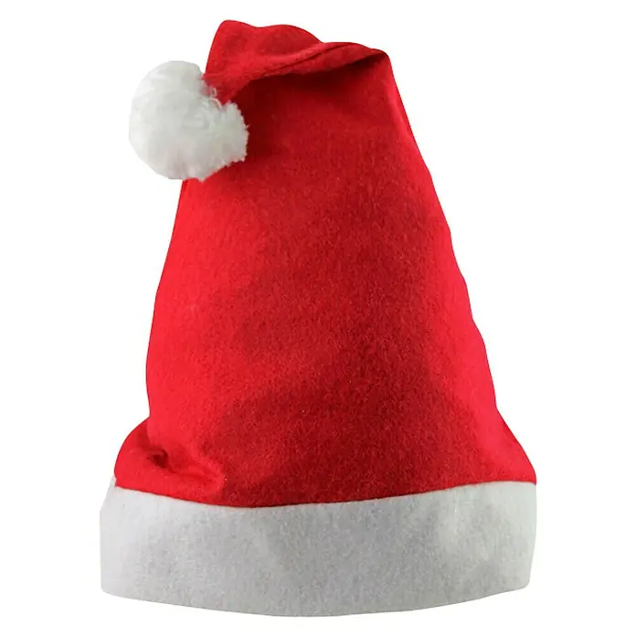 Mütze Weihnachtsmütze - Rot, Naturmaterialien - Rote Weihnachtsmütze mit weißem Saum und Bommel. Ein festliches Accessoire für die Weihnachtszeit, das Freude und festliche Stimmung verbreitet.