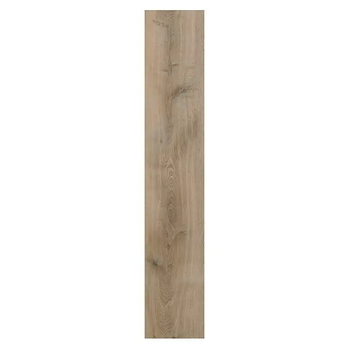 b!design Vinylbodenmuster Maxi Western Eiche - 281 x 161 x 4,2 mm, Landhausdiele - Holzstrukturierte Bodenfliese in einem warmen Farbton. Ideal für ein modernes und gemütliches Raumdesign, das Natürlichkeit ausstrahlt.