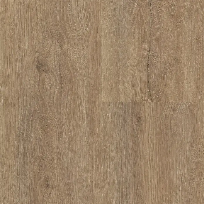 b!design Vinylboden Rigid Maxi - Columbia Eiche, Landhausdiele, 1.220 x 228 x 4,8 mm - Nahaufnahme von hellbraunem Laminatboden mit natürlicher Holzstruktur für ein stilvolles und modernes Ambiente.
