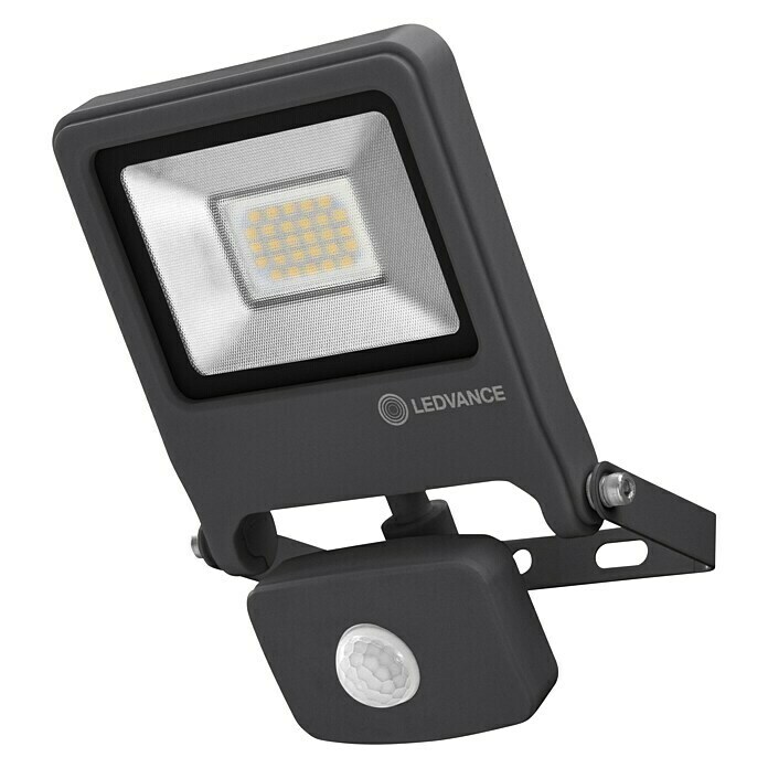 Ledvance Sensor-LED-Strahler EnduraGrau, 20 W, IP44 Front View