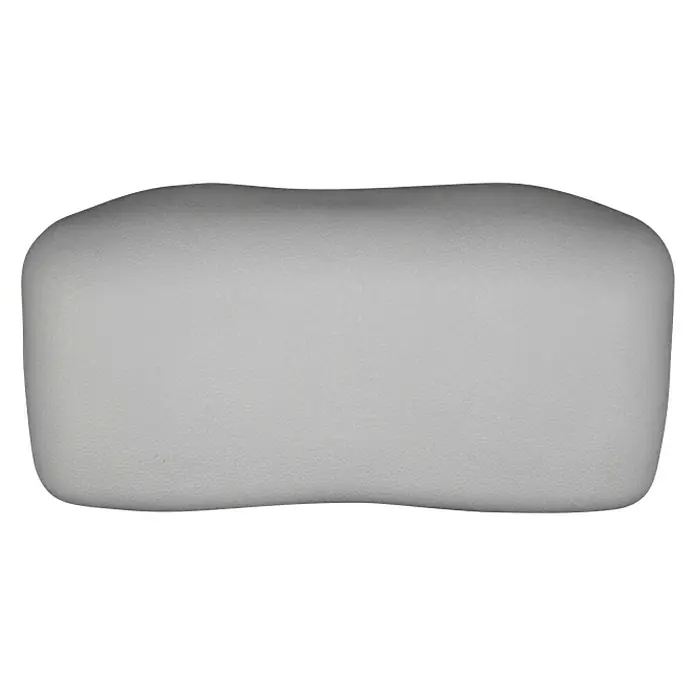 Camargue Kopfkissen Mars - L x B x H: 14,5 x 28 x 8,5 cm, Hellgrau - Graues rechteckiges Kissen für optimalen Komfort und Entspannung. Ideal für Nackenstütze und bequemes Liegen.