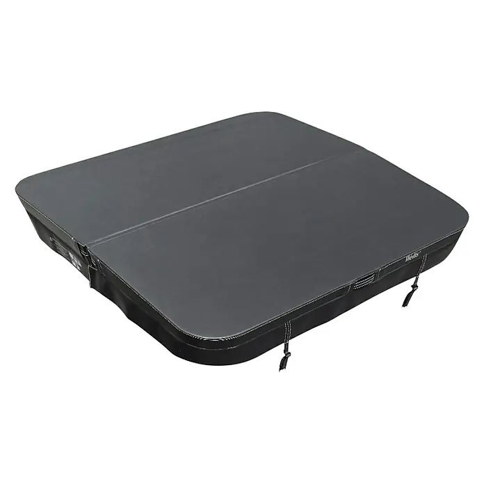 Camargue Thermo-Abdeckplane Emotion - Passend für: Whirlpool Emotion - Schwarze rechteckige Whirlpoolabdeckung. Die isolierte Abdeckung schützt den Pool vor Schmutz und hält die Wärme im Inneren.