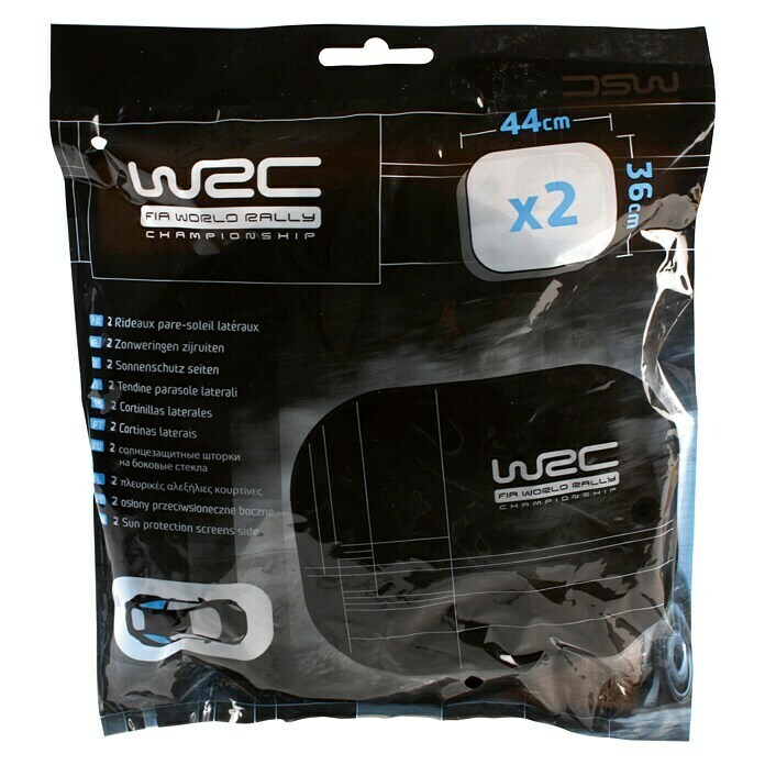 Parasol para el coche WRC (2 uds., L x An: 45 x 36 cm)