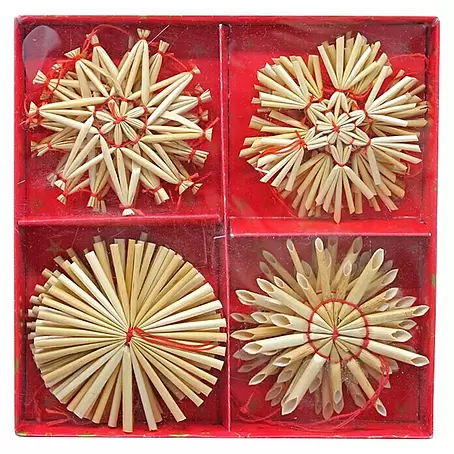 Christbaumschmuck Strohsterne